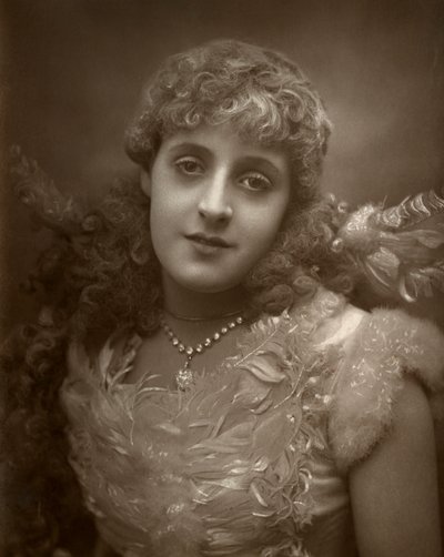 Phyllis Broughton, İngiliz aktris, 1884 by Samuel A Walker