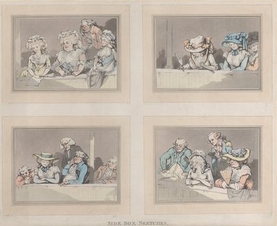 Yan Kutu Eskizleri, 5 Haziran 1786. by Samuel Alken