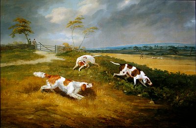 Avcı ve tazılar gizlice by Samuel Alken Jnr.