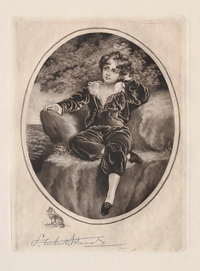 Usta Lambton, 19.-20. yüzyıl. by Samuel Arlent Edwards