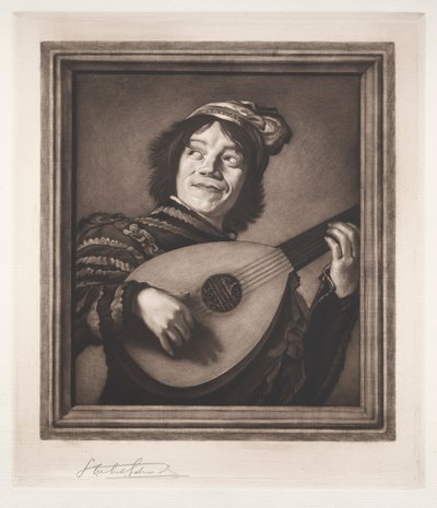 Ud Oyuncusu, 19.-20. yüzyıl. by Samuel Arlent Edwards