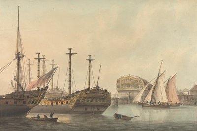 Man-of-War Yenileniyor by Samuel Atkins