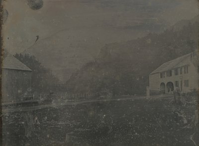 İsimsiz Ev ve Ahır, 1841. by Samuel Bemis