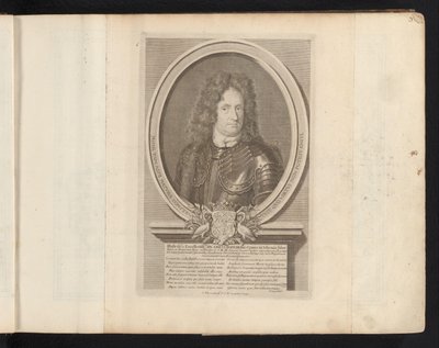 Portret van Erik Jönssen Dahlberg Antik ve Modern İsveç (dizi başlığı) by Samuel Blesendorf