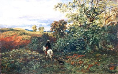 Dingley Dell, Montrose (tuval üzerine yağlı boya) by Samuel Bough