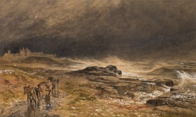 Tantallon Kalesi by Samuel Bough
