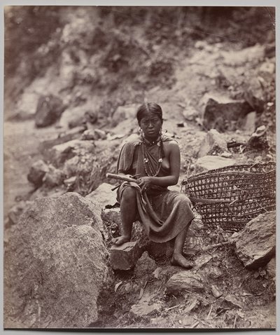 Lepcha Kadını (sayı 1908) by Samuel Bourne