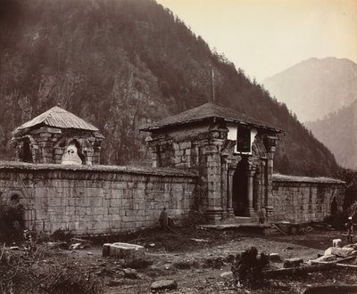 Naveshera Tapınağı, Keşmir, Hindistan by Samuel Bourne