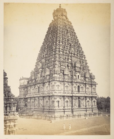 Surlardan büyük Pagoda, Tanjore by Samuel Bourne