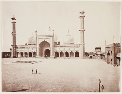 Cami görünümü, 1860 dolayları (cam negatiften albüm baskısı) by Samuel Bourne