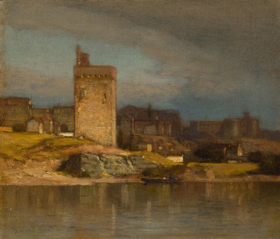 Avignon'daki Eski Kule, 1875 dolayları (tuval üzerine yağlı boya) by Samuel Colman