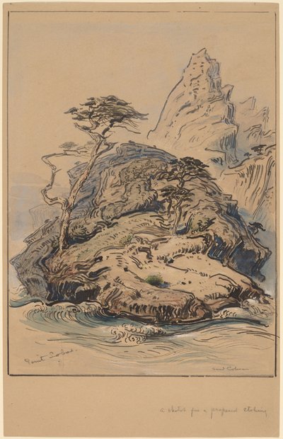 Nokta Lobos, Kaliforniya by Samuel Colman