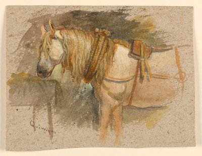 Bir At Çalışması, Quimper, Brittany by Samuel Colman