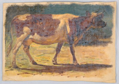 Ayakta İnek Çalışması by Samuel Colman