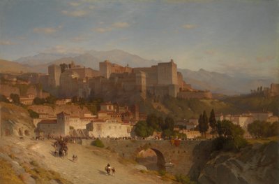 Alhambra Tepesi, Granada, 1865. by Samuel Colman