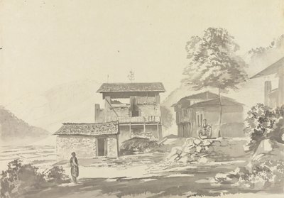 Tassisudon [Tashicho Dzong] yakınlarındaki Köyde by Samuel Davis