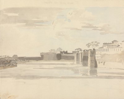 Tanjore'daki Doğu Kapısı (Güney Hindistan) by Samuel Davis