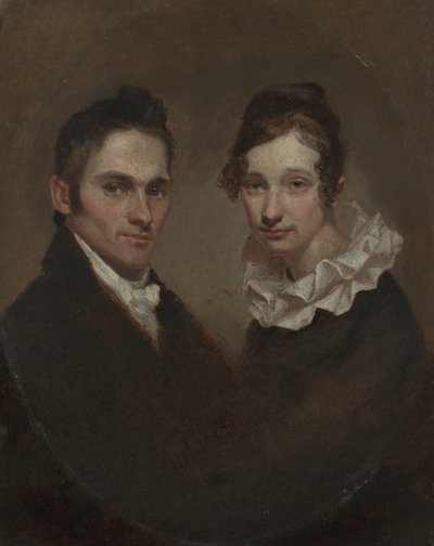 Muhterem Hiram Bingham ve Sybil Moseley Bingham (1789) by Samuel Finley Breese Morse