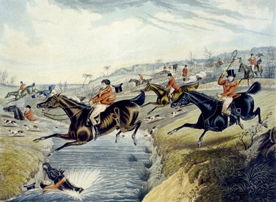 Charles Hunt tarafından kazınmış Grand Leicestershire Fox Hunt, plaka 2 by Samuel Henry (after) Alken