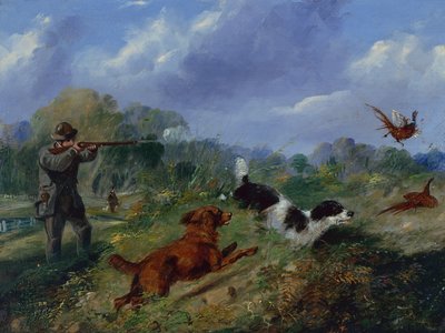 Sülün Avı (yağ) by Samuel Henry Alken