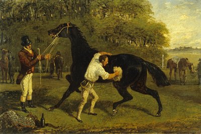 Aşağı Ovalama (tuval üzerine yağlı boya) by Samuel Henry Alken