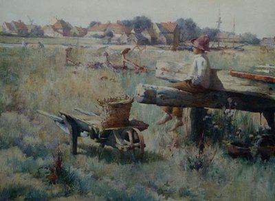 Yaz Zamanı, Walberswick, Suffolk by Samuel Henry William Llewelyn