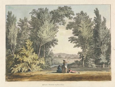 Chiswick ve Brentford arasında by Samuel Hieronymus Grimm