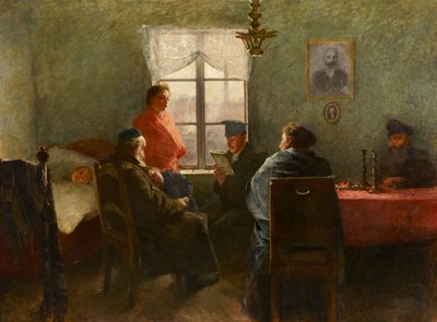 Şabat Dinlenmesi by Samuel Hirszenberg