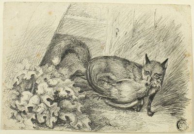 tilki çalmak bir horoz by Samuel Howett