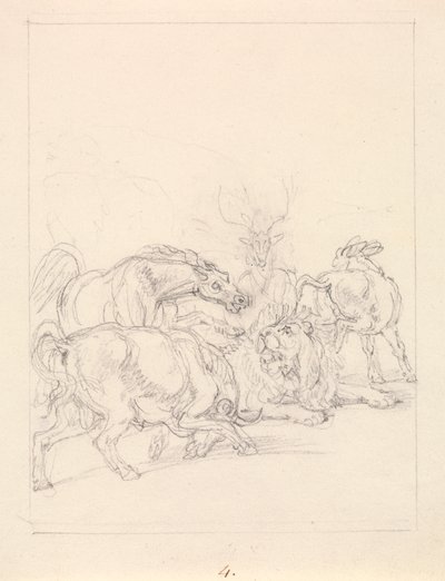 Yaşlı Aslan Hakarete Uğradı by Samuel Howitt