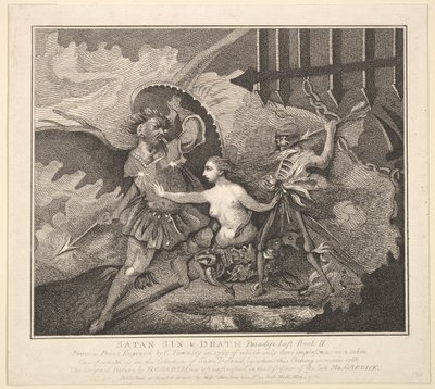 Şeytan, Günah ve Ölüm Cenneti Kayıp, Kitap II, 1 Mayıs 1788. by Samuel Ireland