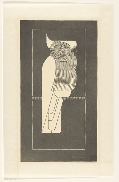 Kroonkaketoe (orijinal başlık) by Samuel Jessurun de Mesquita (signed by artist)