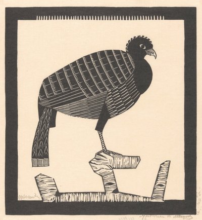 Pauwies (orijinal başlık) by Samuel Jessurun de Mesquita (signed by artist)