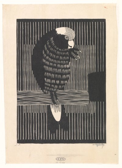 gül çiçeği by Samuel Jessurun de Mesquita (signed by artist)