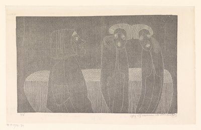 Siyam ikizleri by Samuel Jessurun de Mesquita (signed by artist)