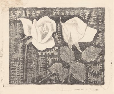iki gül by Samuel Jessurun de Mesquita (signed by artist)