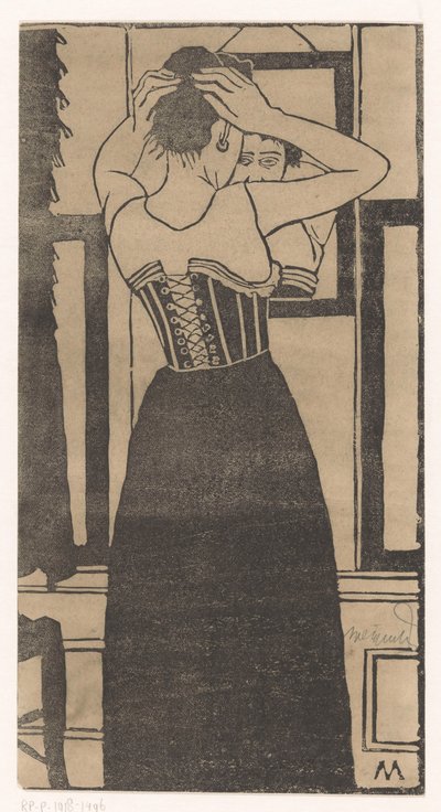 Ayna karşısında by Samuel Jessurun de Mesquita