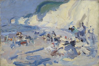 Berneval (ahşap üzerine yağlıboya) by Samuel John Peploe