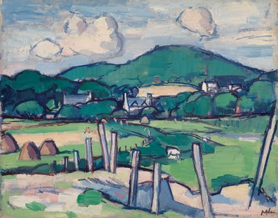 Manzara, 1891-1935 dolayları (panel üzerine yağlıboya) by Samuel John Peploe