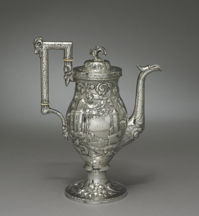 Neo-Rokoko Cezve, c.1840 by Samuel Kirk