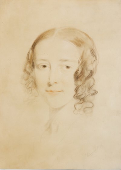 Frances Elizabeth Dickens (Fanny Burnett), 1836 (kağıt üzerine pastel ve pastel boya) by Samuel Laurence