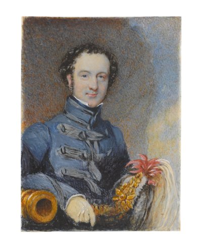 Kaptan William Siborne, 1830 dolaylarında by Samuel Lover