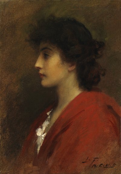 Venedikli Kız by Samuel Luke Fildes