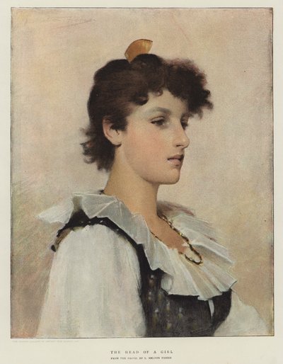 Bir Kızın Başı by Samuel Melton Fisher