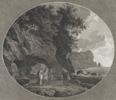 Fırtına, I. Perde: Ferdinand ve Miranda, 1788. by Samuel Middiman
