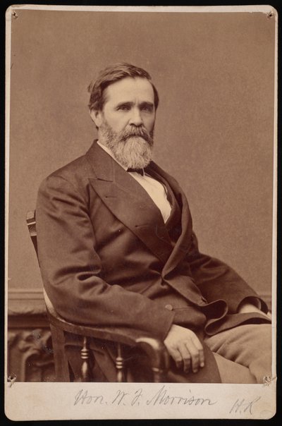 Hon portresi. W.F. Morrison, 1876 ve 1880 Arası. by Samuel Montague Fassett