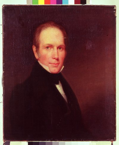 Henry Clay (1777-1852) 1834 (tuval üzerine yağlı boya) by Samuel Osgood