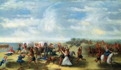 Fort Dearborn Katliamı, 15 Ağustos 1812 by Samuel Page