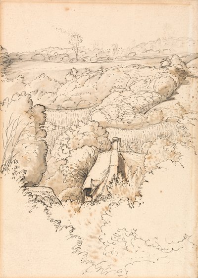 Ağaçlar Arasında Bir Kulübe, Shoreham by Samuel Palmer