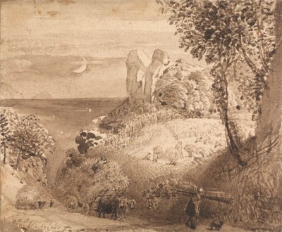 Pastoral Bir Sahne by Samuel Palmer